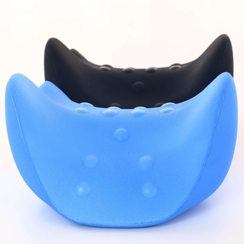 Neck&Shoulder Relaxer Cervical Traction for TMJ Pain Relief&Cervical Alignment Chiropractic Pillow Neck Stretcher