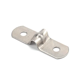 

For Automobiles Tube Tension Clips Polishing Surface Two Hole Strap U Bracket Heavy Duty