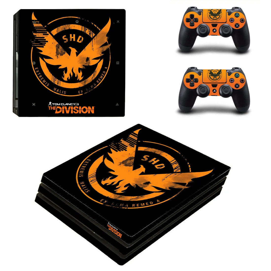 The Division 2 PS4 Pro sticker Play station 4 наклейки для кожи наклейки для playstation 4 PS4 Pro консоль и контроллер Скины Виниловые