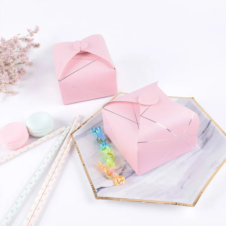 

50 Pcs Wedding Favors And Gifts Box Small Gift Candy Boxes Birthday Party Chocolate Jewelry Kraft Paper Gift Packaging Cardboard
