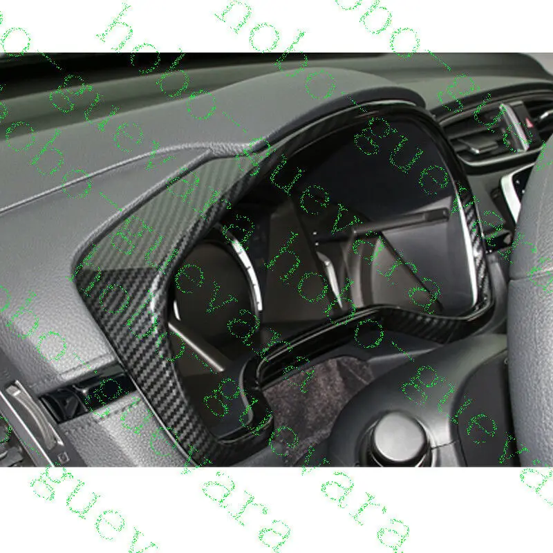 Подходит для Honda CRV CR-V- ABS углеродное волокно Patter приборная панель рамка Крышка отделка 1 шт