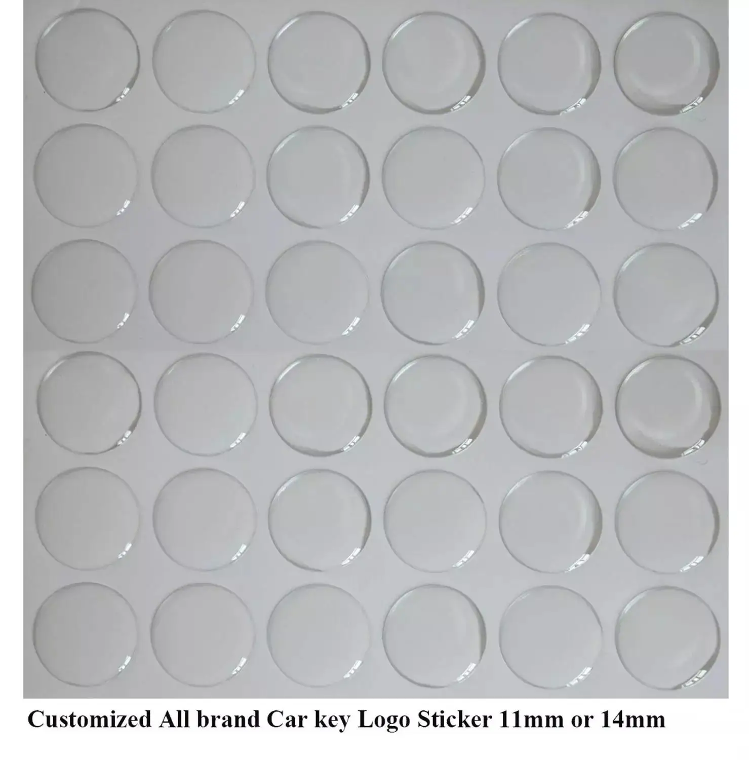 

5pcs 11mm Car Key Epoxy Resin crystal material c Emblem badge 11mm Car key Epoxy logo