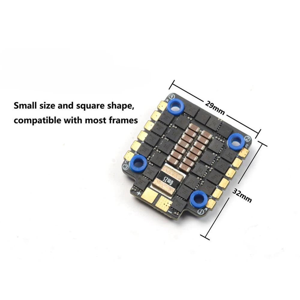 SpeedX IS35 35A Blheli_S 2-5S 4 в 1 бесщеточный ESC 20x20 мм для радиоуправляемого дрона FPV гоночный Квадрокоптер Мультикоптер DIY запасные части