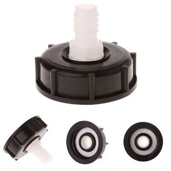 

IBC Tote Tank Food Grade Drain Adapter 2.36" Coarse Thread To 16mm Hose Faucet Valve