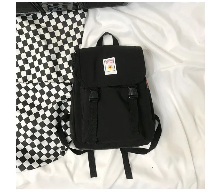 Новинка, водонепроницаемый нейлоновый рюкзак для женщин, много карманов, рюкзаки для путешествий, женская школьная сумка для девочек-подростков, книга Mochilas - Цвет: black