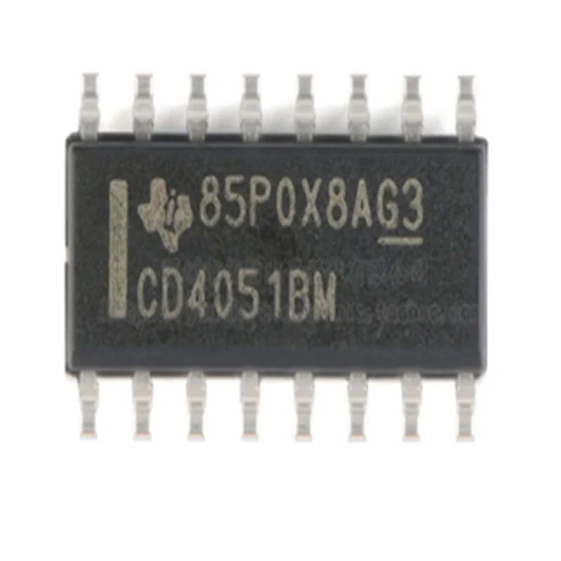 

Оригинальный аутентичный одноканальный аналоговый мультиплексор CD4051BM96 SOIC16 CMOS, 1 шт.