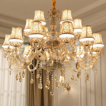 

Large crystal chandelier lighting fixtures Living room Bedroom Kitchen lights lustres de teto Modern chandeliers for dining room