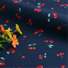 Idyllic стиль ручной сшитый DIY ткань плотная ткань с принтом хлопок Декоративная Подушка простыни скатерти ткань одежды