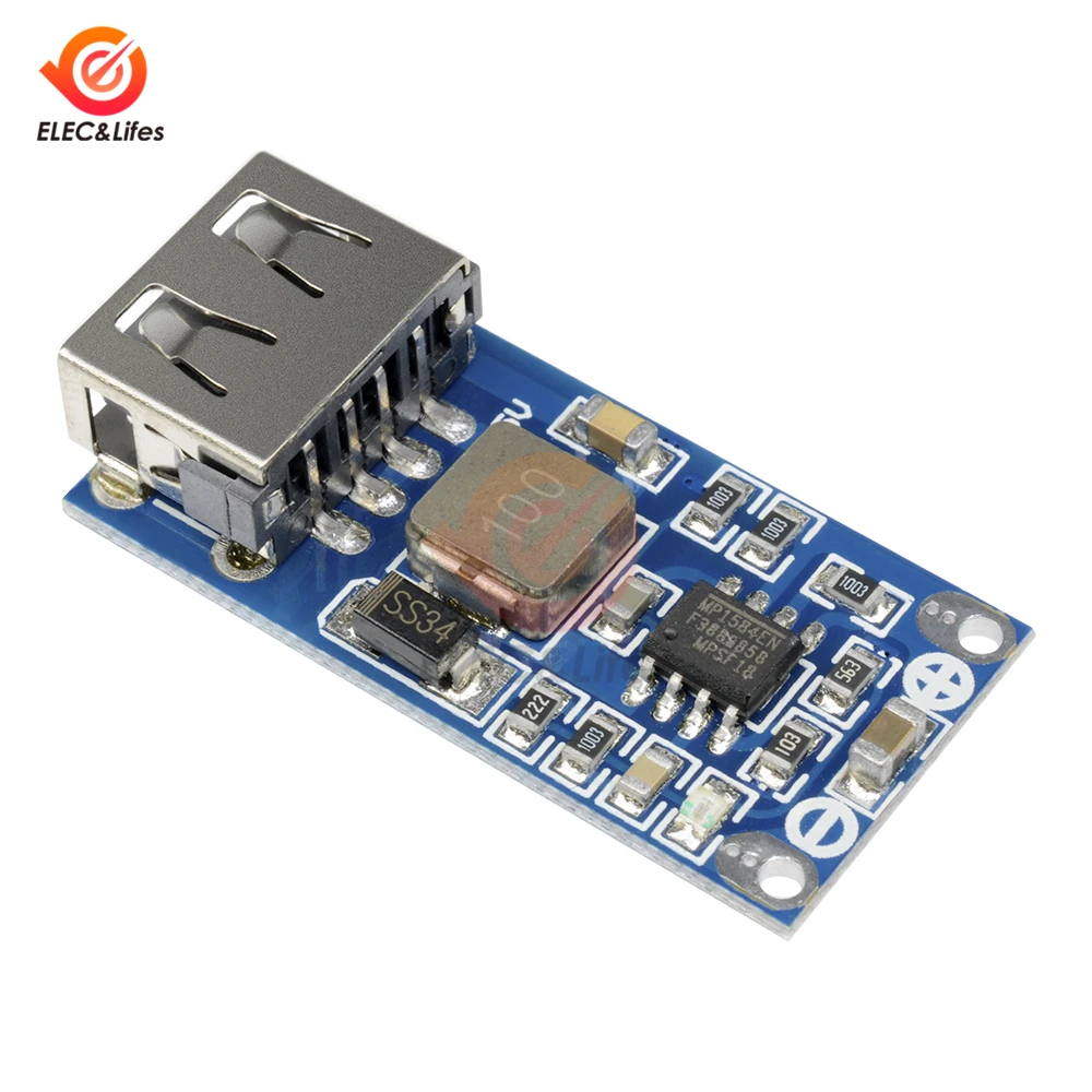 DC 9V 12V 24V до 5V 3A USB понижающий модуль регулятора напряжения dc-dc конвертер зарядное устройство для телефона USB Автомобильное зарядное устройство модуль питания