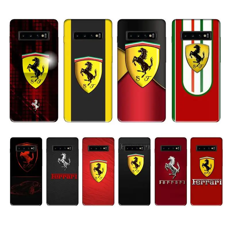 Чехол WENSMT FERRARI для samsung galaxy A10 A20 A30S A40 A50 A51 A70 A71 note 8 9 10|Бамперы| |