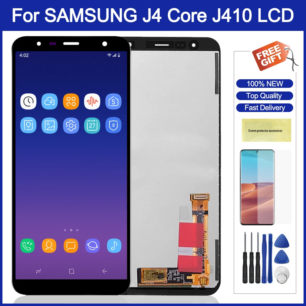 ЖК дисплей 6 0 дюйма для Samsung Galaxy J4 Core J410 с сенсорным экраном и дигитайзером в сборе