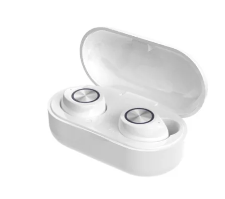 Беспроводные наушники Bluetooth 5,0, Hi-Fi стерео гарнитура, наушники с сенсорным управлением, 3D стерео наушники с микрофоном type C - Цвет: Белый
