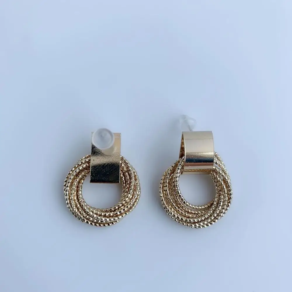 Новые золотые милые серьги модные ювелирные свадебные подарки для вечеринки