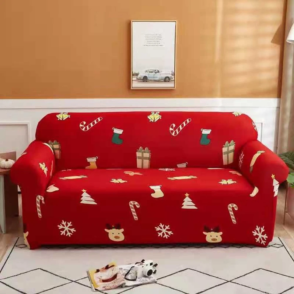 Cubre sofás de esquina de Navidad, funda protectora para muebles, Diván,  larga, L, 2 fundas elásticas|Funda de sofá| - AliExpress