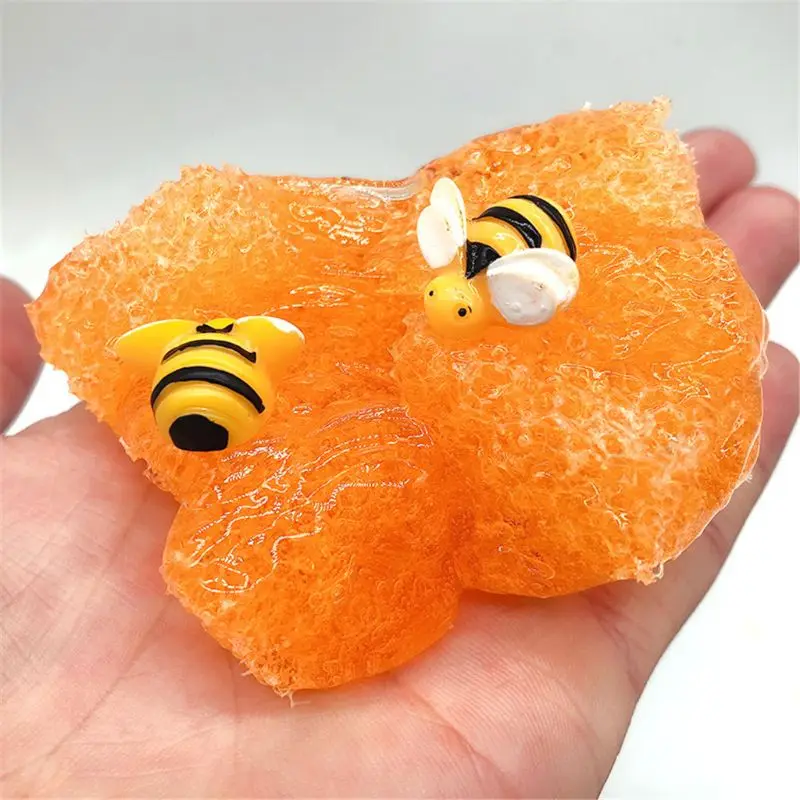 

New Honeycomb Slime Toys Polymer Modeling Clay Lizun Putty Bee DIY Slime Plasticine Mud Kids Toy Gift