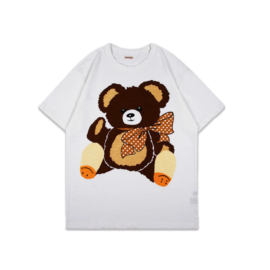 

KAPITAL T-shirts Casual Bear KAPITAL T Shirt Cartoon