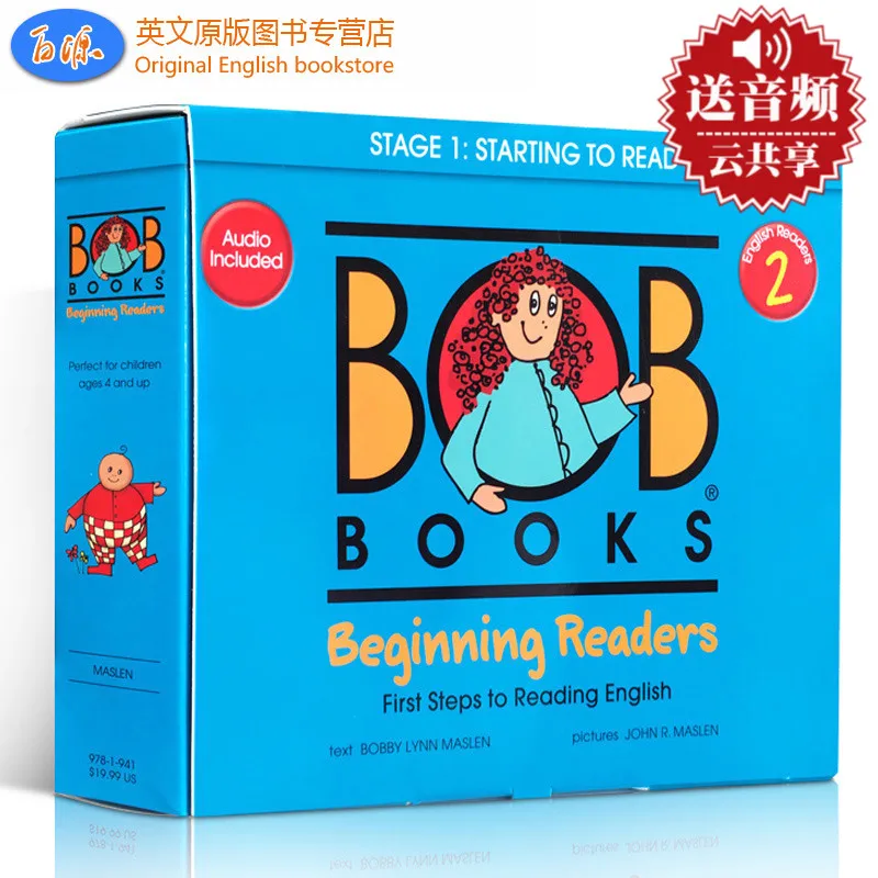 

Children's books Bob Books Set2 Beginning Readers Children's English English Picture Book Primer coloring book libros