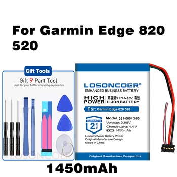 

1450mah 361-00043-00 for GARMIN Edge 520 200 205 500 Edge Explore 820 010-01626-02 361-00043-01 361-0043-00 GPS 520 plus Battery