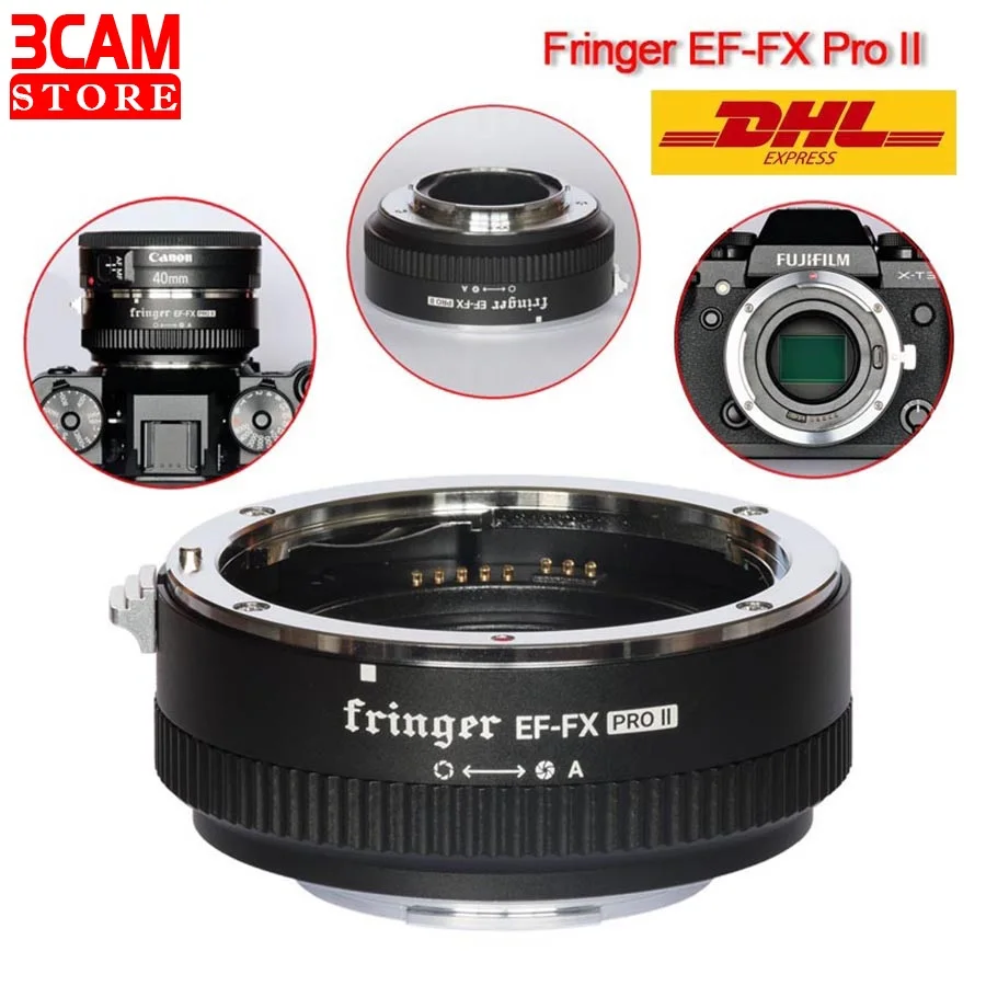Адаптер для объектива Fringer Φ PRO II Canon EF к адаптеру автофокуса Fujifilm|Адаптеры