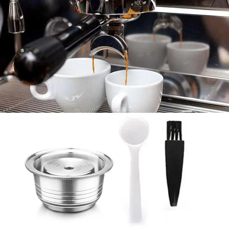 Нержавеющая сталь кофе капсулы ложка-кисточка набор прочный для Nespresso Vertuoline