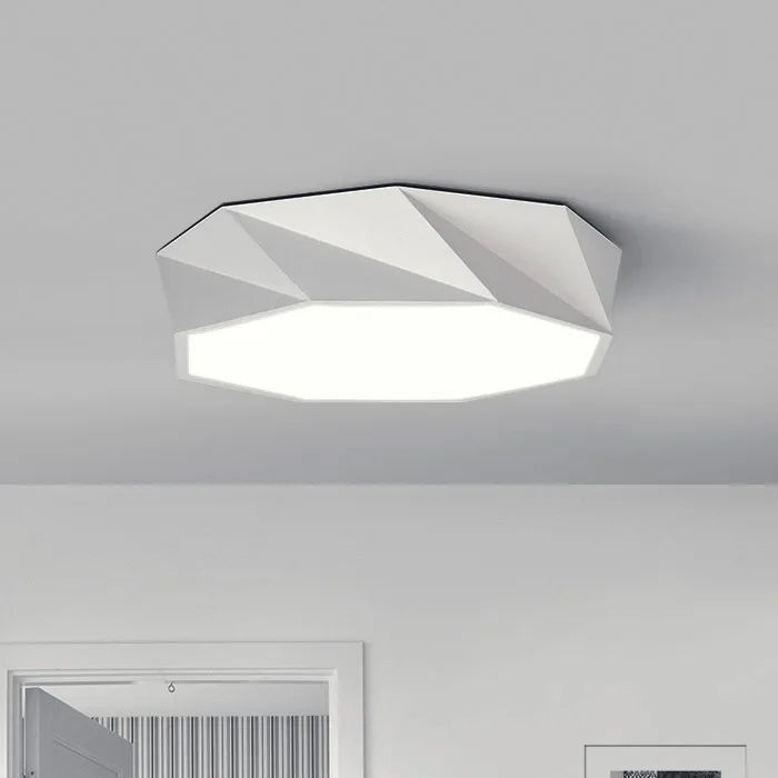 

Modern Geometry Ceiling Simple Cool Bedroom Living Room Library LED Ceiling Lamp Northern European-Style Art Lamps Lighting