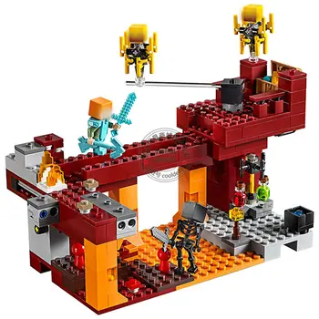

My World The Braze Bridge Building Brick Legoingsly Models Boys DIY Education Toys Xmas Gift