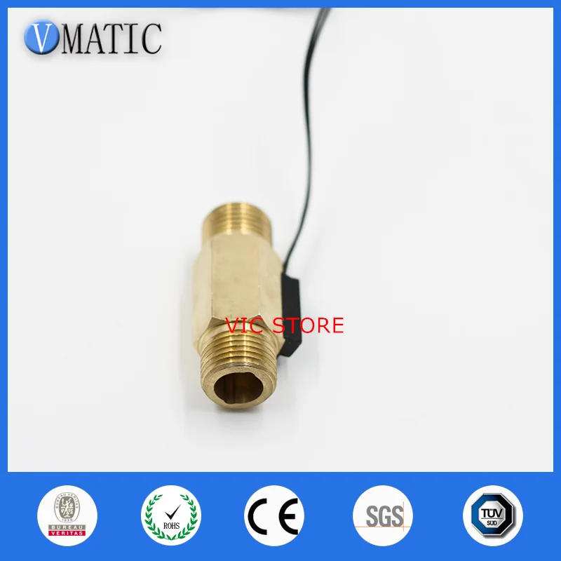 High Quality Electronic Sensor Toilet Auto Flush Brass Magnetic High Precision VC2260 Water Heater Flow Switch