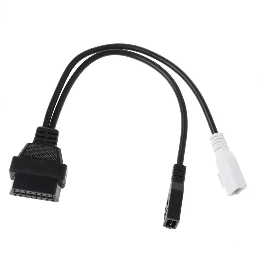 Best VAG Adapter For AUDI 2X2 OBD1 OBD2 Car Diagnostic Cable 2P+2P Fits Audi 2X2Pin to OBD2 16Pin Female Connector VAG COM VW Skoda