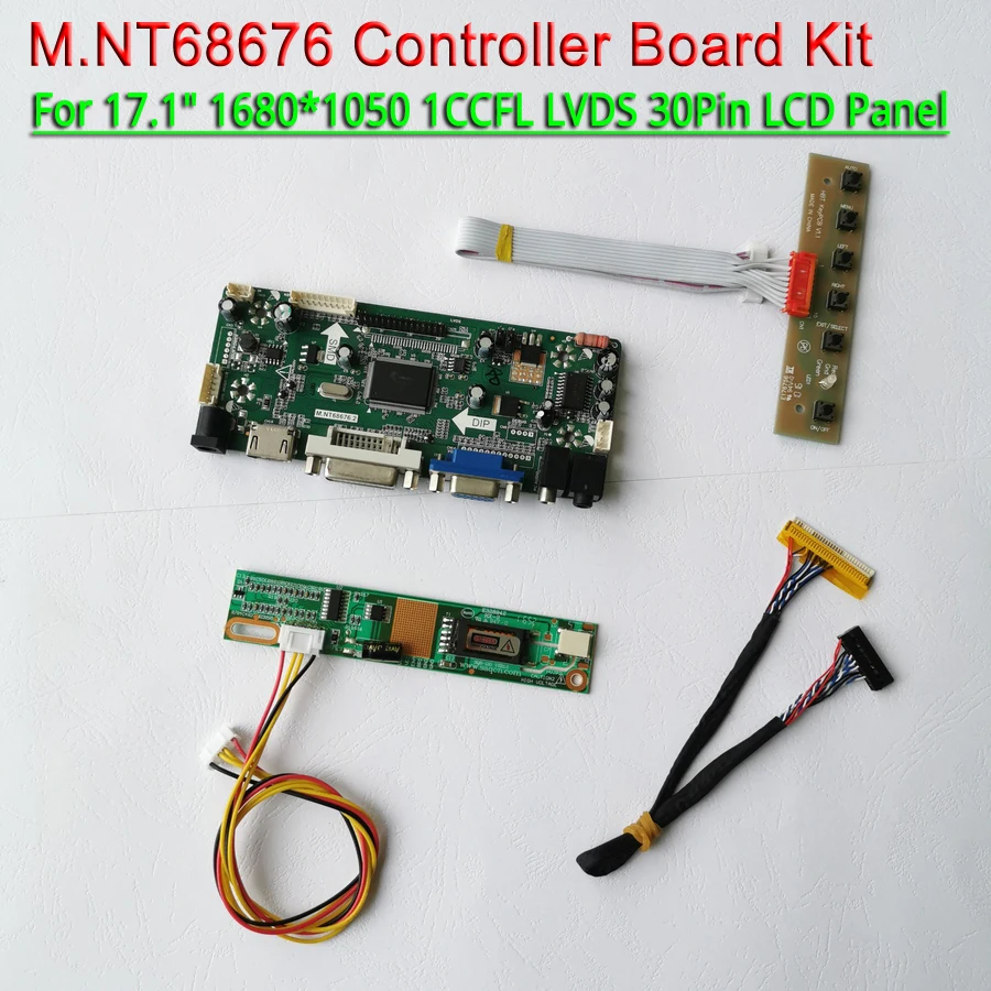 Для LP171W02 LP171WE2 LP171WE3 1680*1050 инвертор 1 с холодным катодом (CCFL) VGA + DVI 17 &quotLVDS