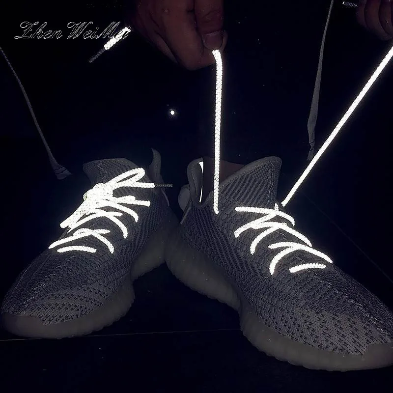 Chaussure освещения 3M рифе Гран-пасифика Redondos шнурки для обуви серпантинов отражающие шнурки круглые шнурки Atacadores Гипсофила серпантинов Pour