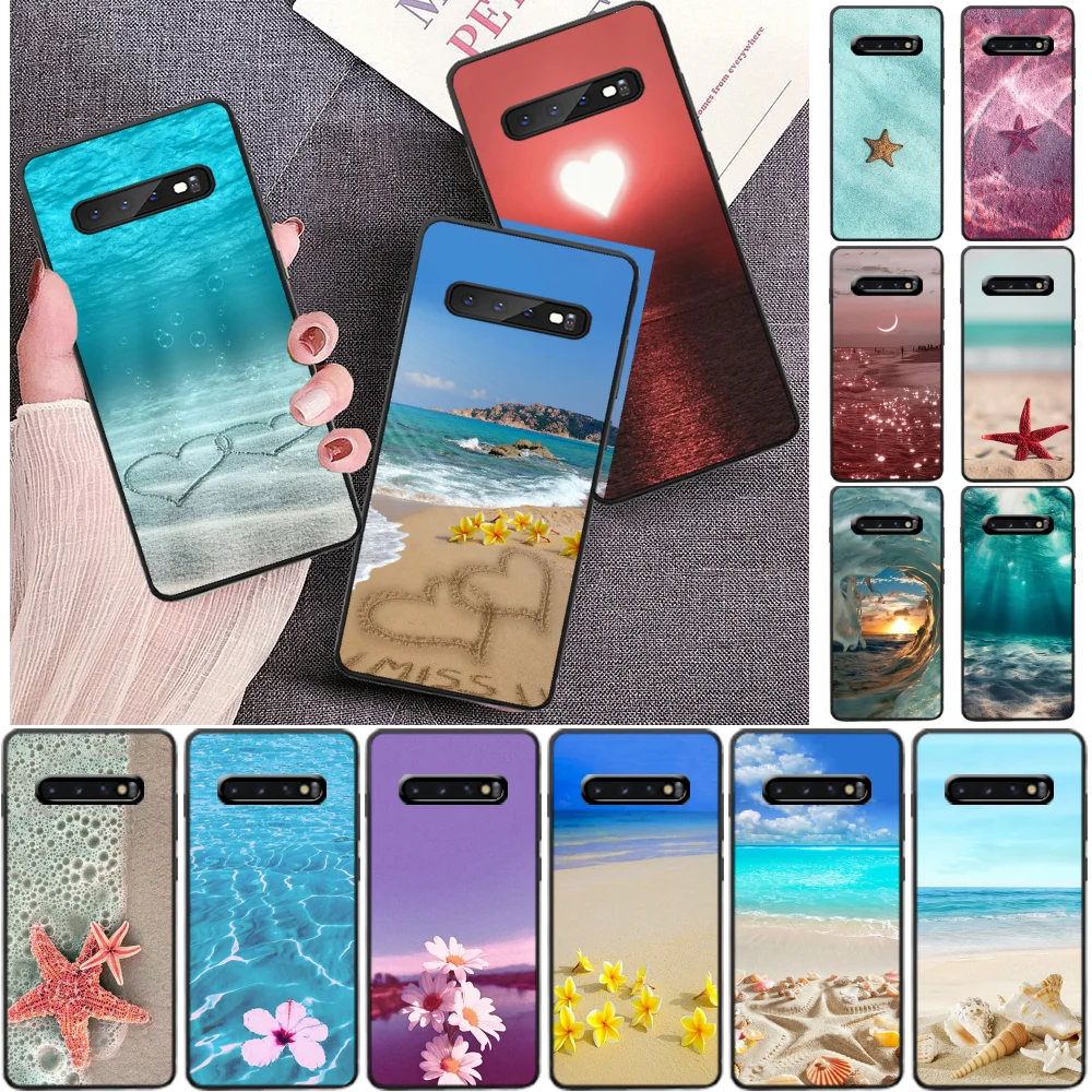 

LJHYDFCNB Beach seaside Customer High Quality Phone Case for Samsung S9 plus S5 S6 edge plus S7 edge S8 plus S10 E S10 plus