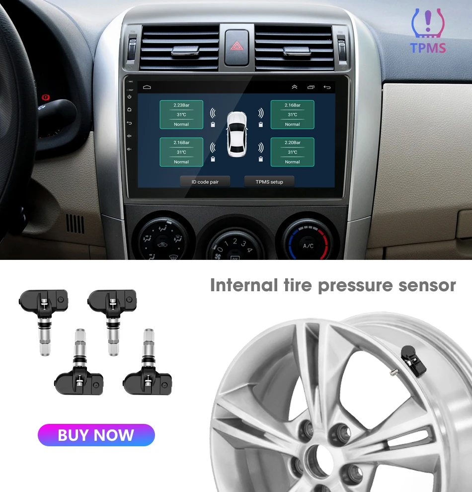 2 DIN 2G+ 32G Android автомобильный Радио мультимедийный плеер для Toyota Corolla E140/150 2006-2013 стерео gps навигация головное устройство RDS