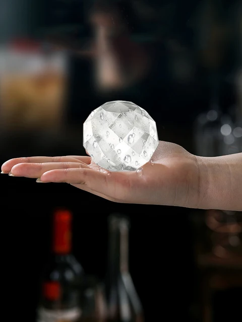  Ticent Whiskey Ice Ball Maker Crystal Clear Ice Ball