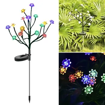 

2pcs Garden LED Decorative Light Tree Branch Lamp Colorful Festival Decor Home Living Room Solar Energy Colorful Tree Lamps