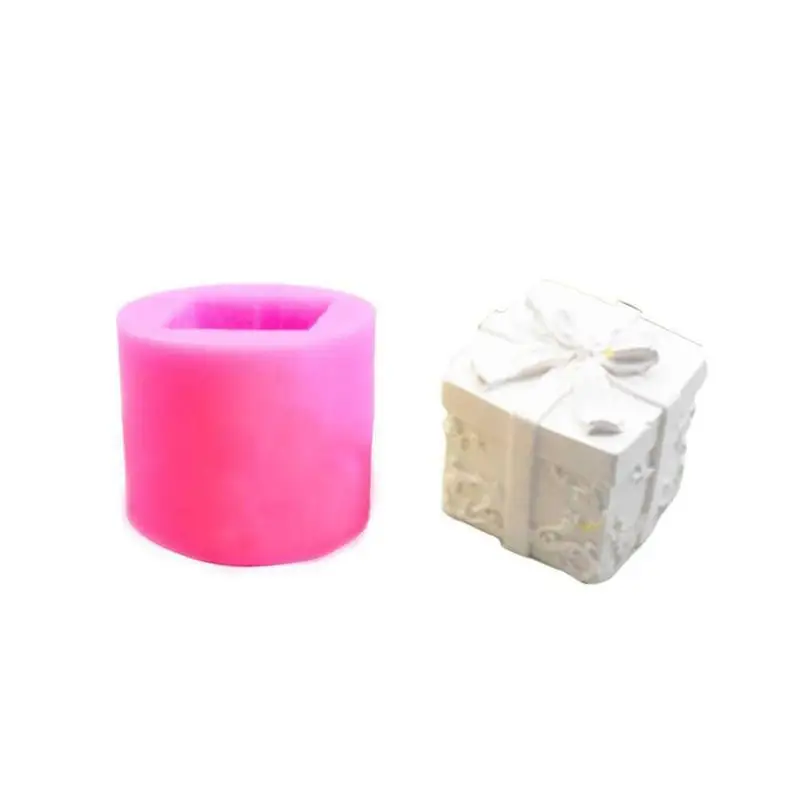 Новогодняя Рождественская Подарочная свеча силиконовая форма для ароматических
