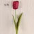 20 unids/lote tulipanes blancos artificiales Flor de seda falsa para novia con flores para Decoration del hogar de la boda - Цвет: Rojo
