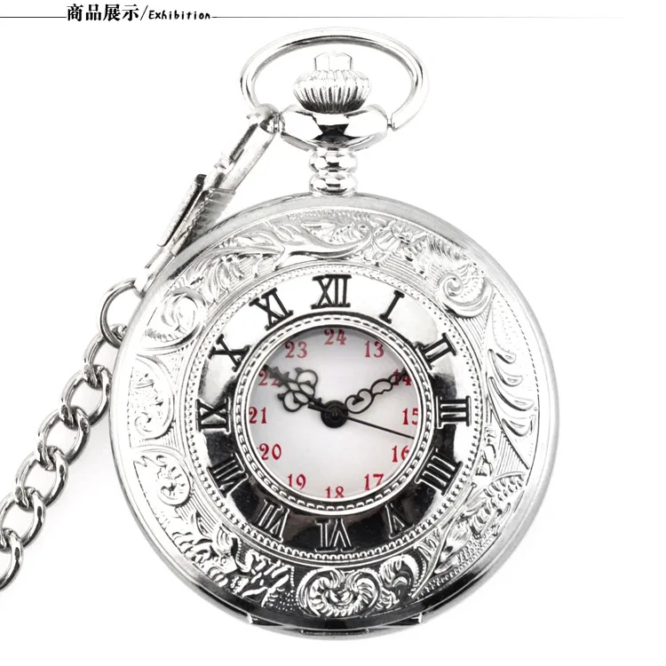 

New Personality Quartz Pocket Watch Fashion Light Pendant Pocket Watch Man Woman Gift Necklace Clock
