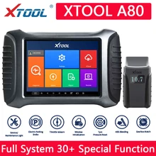 

XTOOL A80 OBD2 Automotive Full System Car Diagnostic Tools Code Reader Scanner ECU Programmer With WiFi/BT Free Update Online
