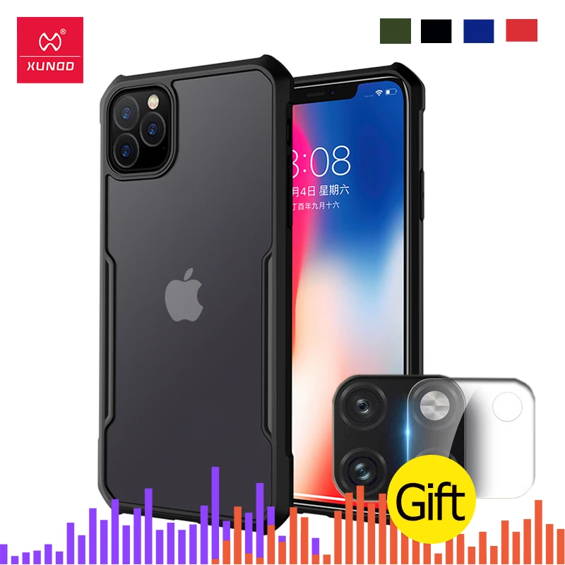

Phone Case For Apple Iphone 11 11Pro Max Case Shookproof Airbag Protection Bumper Case Mobile Cover Transparent Business Xundd