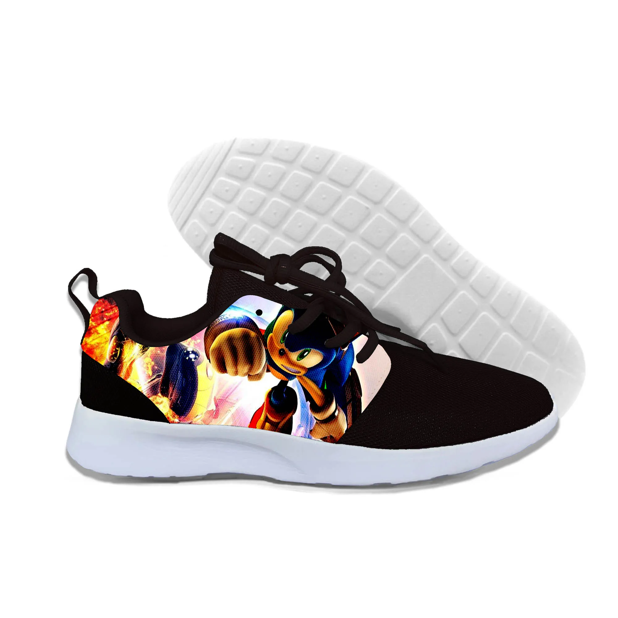 Модная повседневная обувь для мужчин/женщин с 3D принтом «Соник Ежик», высококачественные кроссовки в стиле Харадзюку С 3D принтом «Соник Ежик» - Цвет: Sonic the hedgehog 3