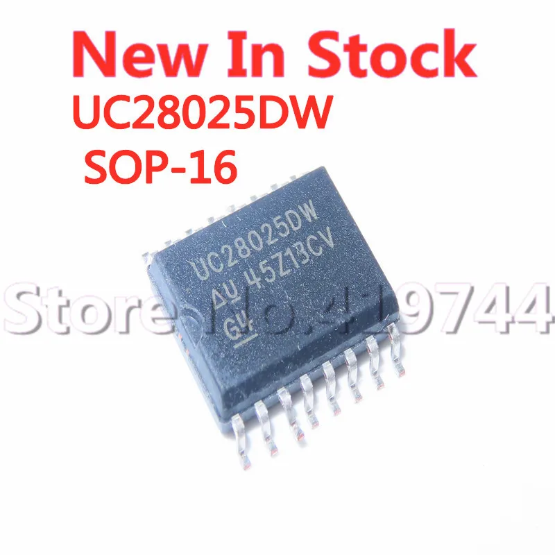 

5PCS/LOT UC28025DW UC28025DWR UC28025 SOP-16 SMD switch controller NEW In Stock