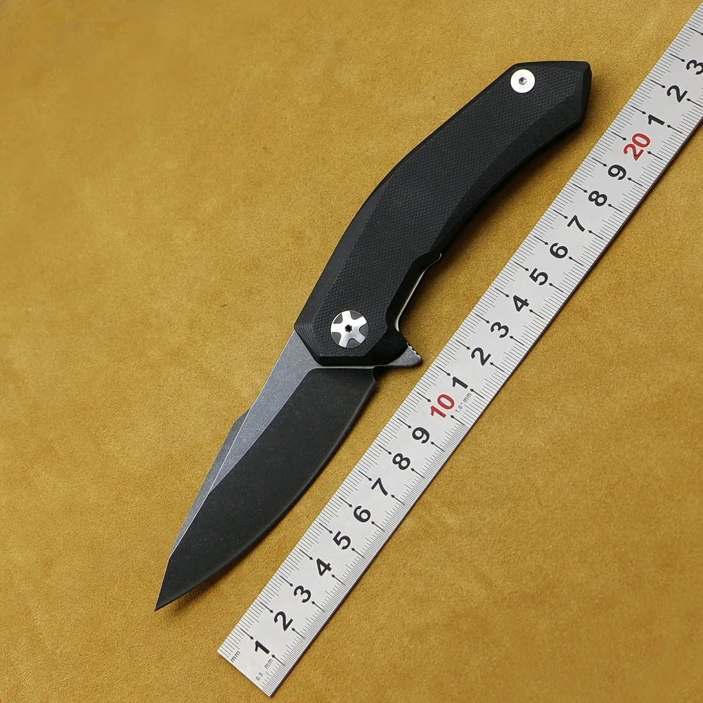 Складной нож ZT0095 карманный клинок 9CR18MOV рукоятка G10 для рыбалки кемпинга охоты