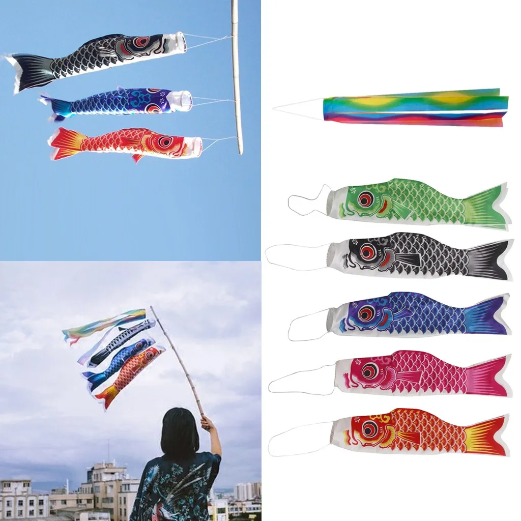 40cm Japanese Carp Windsock Streamer Fish Flag Kite Nobori Koinobori