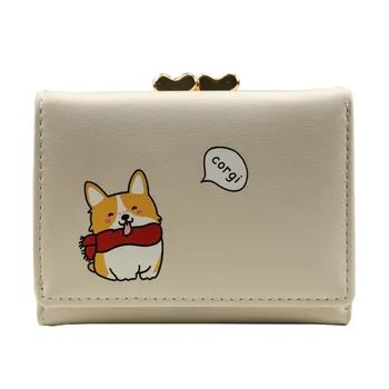 

Cartoon Cute Corgi Wallet Women Card Holder Ladies Wallet Purse Leather Money Bag Women Wallets Coin Pocket Cartera Mujer #15