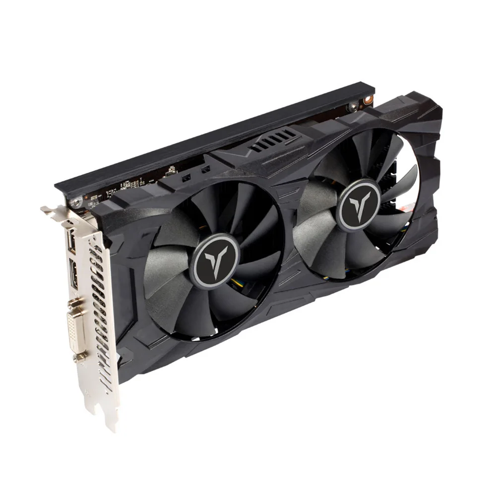 Yeston RX 560 D RX560D 4G D5 GAEA графическая карта, видеокарта с двойным вентилятором охлаждения 4 Гб памяти GDDR5 128bit DP+ HD+ DVI-D Радиатор GPU