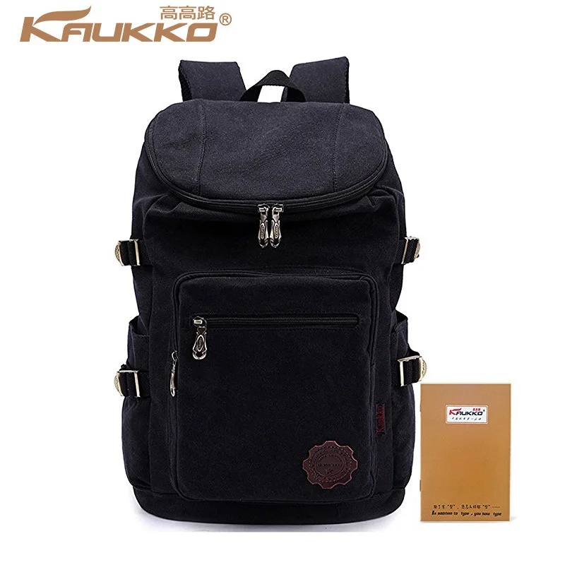 Groe Kapazitat шуттером Tasche Herren поездка Leinwand рюкзак унисекс Taschen мехом для подростка Schule Rucksacke - Цвет: Черный