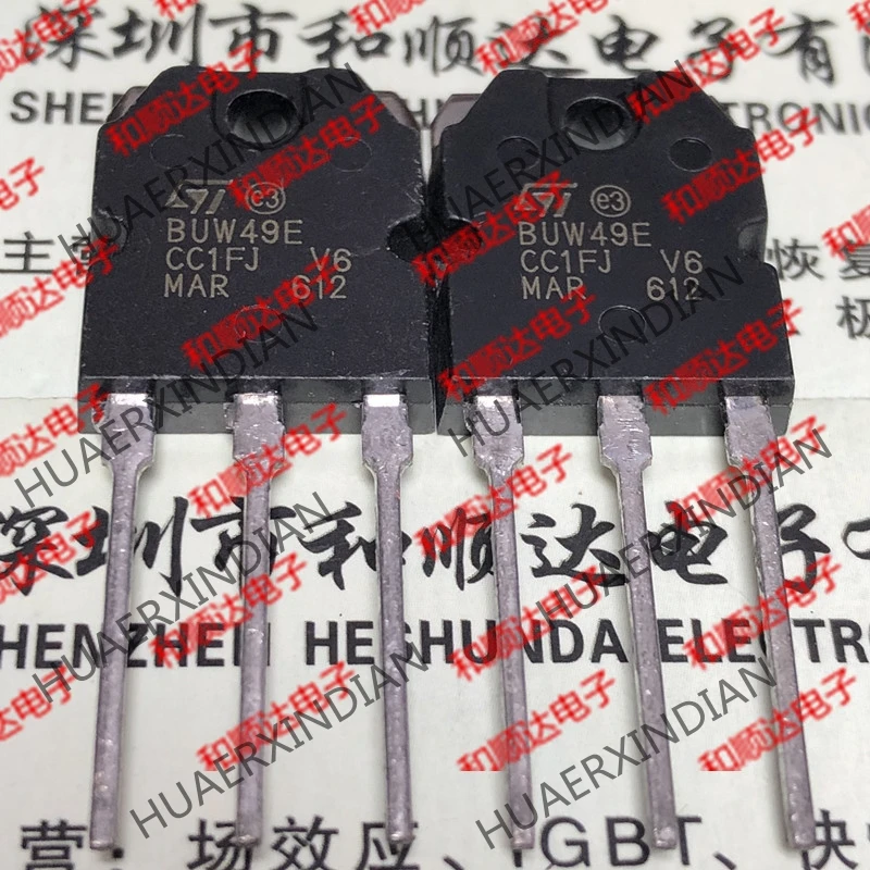 5 шт., новые оригинальные кнопки BUW49E TO-3P 160V 30A на