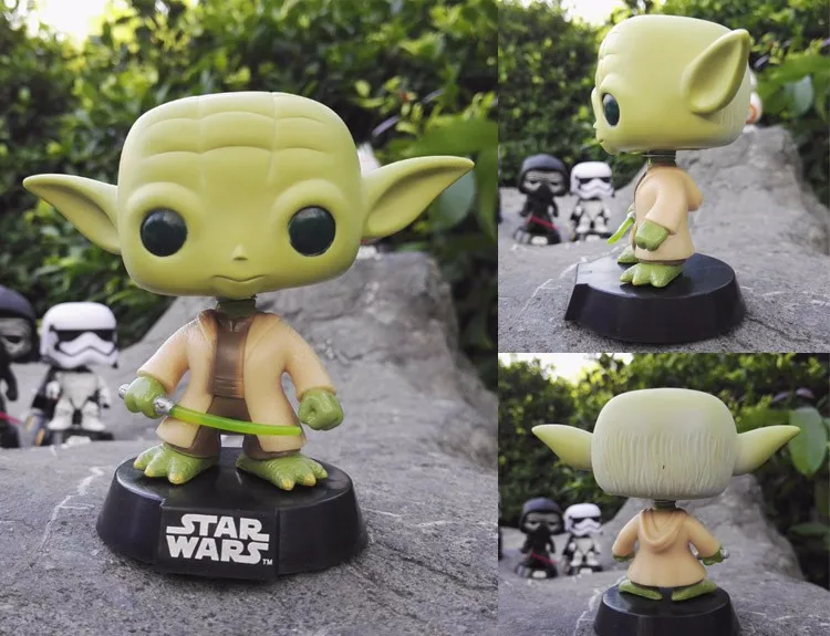 Funko персонажи поп Звездных войн с качающейся головой Боб Фетт Дарт Вейдер йода 10 см Виниловая фигурка игрушки