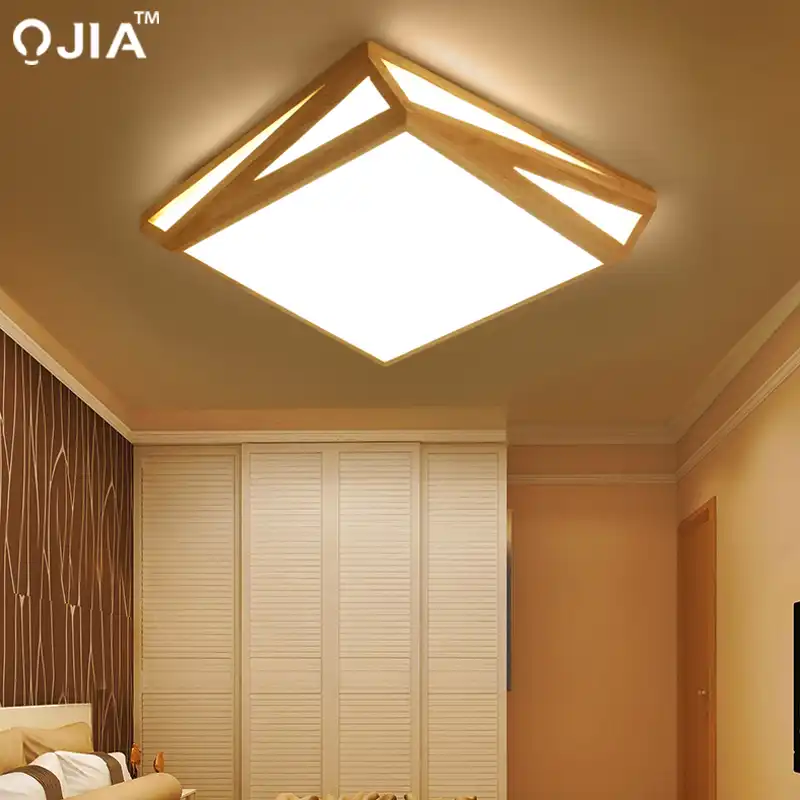 New Design Led Wooden Ceiling Lights For Living Room Bedroom