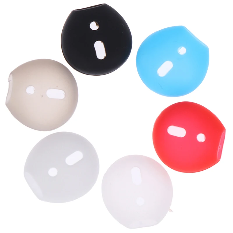 2pcs Earphone Replacement Earplug Protector Headset Shockproof Soft Silicone Earbuds Cover Ear Pads Case For AirPods